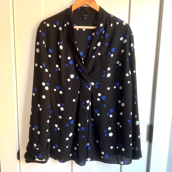 TALBOTS Polka Dot Shirt Top Blouse 3X - Picture 6 of 6